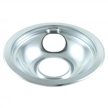 Whirlpool RCS2012RS08 Burner Drip Bowl (Chrome, 6 in) Genuine OEM