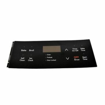 Frigidaire CFEF3054USD Touchpad Control Panel Overlay - Black - Genuine OEM