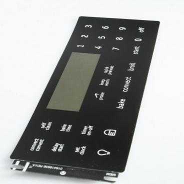 Frigidaire FGIF3061NFB Touchpad Control Panel Overlay - Black - Genuine OEM