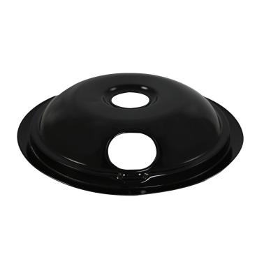 Amana AKR3000SS/MFG# P1131575NSS Burner Drip Pan (6 in, Black) - Genuine OEM