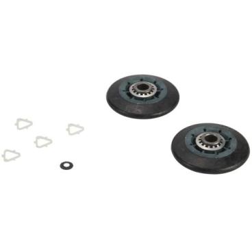 Whirlpool LGV4634JQ0 Drum Support Roller Kit - Genuine OEM
