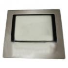 Frigidaire FEF366EMB Glass Door Overlay - Black/Silver - Genuine OEM